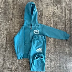 Roots Sweatpants and Full Zip Hoodie
